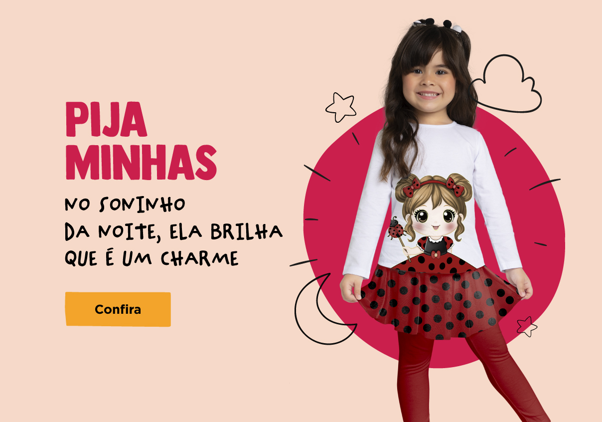 BANNER N4.2 -Pijaminhas: No soninho da noite, ela brilha que é um charme